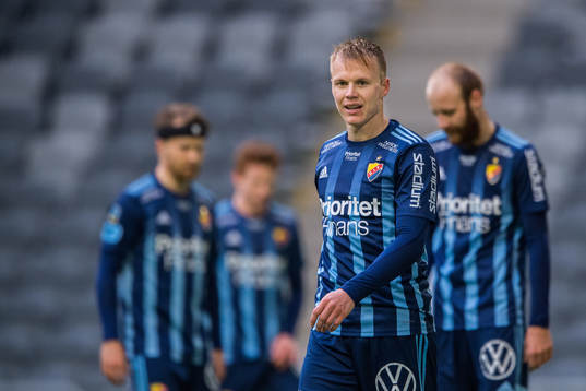 Djurgårdens Elliot Käck deppar