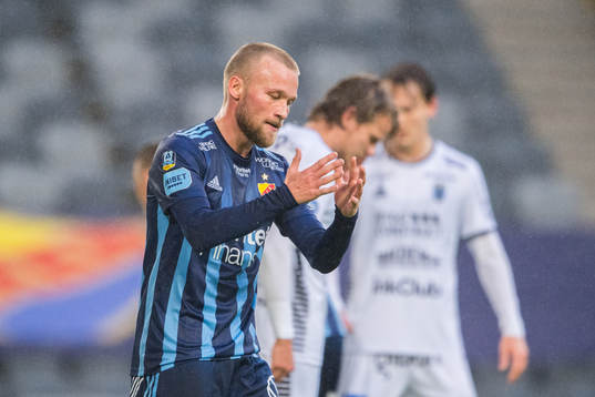 Djurgårdens Nicklas Bärkroth deppar