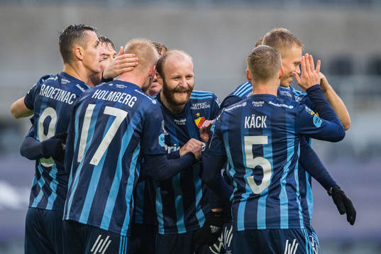 Djurgårdens Haris Radetinac, Kalle Holmberg, Curtis