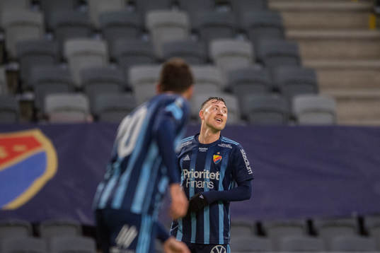 Djurgårdens Fredrik Ulvestad jublar