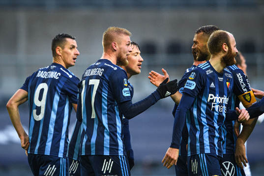 Djurgårdens Djurgårdens Kalle Holmberg jublar