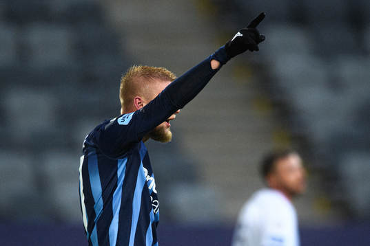 Djurgårdens Djurgårdens Kalle Holmberg jublar