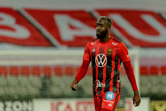 Östersunds Ronald Mukiibi deppar