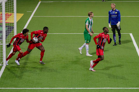 Östersunds Blair Turgott och Jerell Sellars
