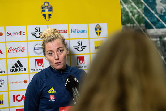 Linda Sembrant is interviewed