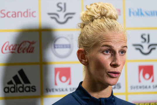 Sofia Jakobsson is interviewed