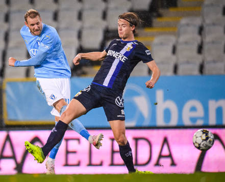 Malmö FFs Ola Toivonen och IFK Göteborg August Erlingmark