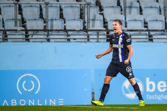 IFK Göteborg Pontus Wernbloom jublar