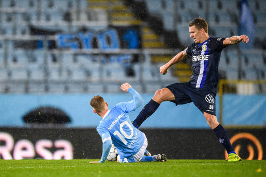 Malmö FFs Anders Christiansen och IFK Göteborg Pontus