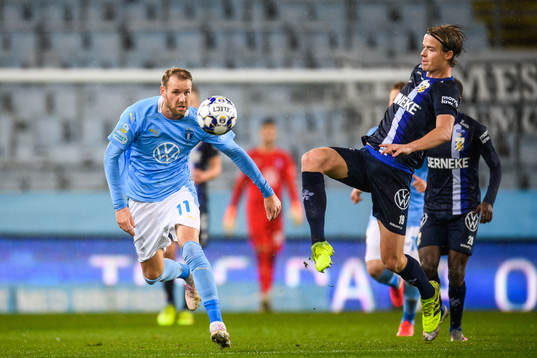 Malmö FFs Ola Toivonen och IFK Göteborg August Erlingmark