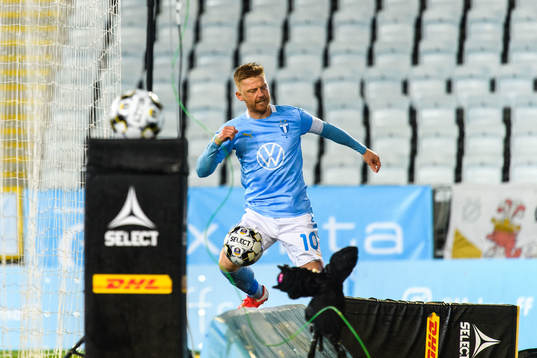 Malmö FFs Anders Christiansen jublar