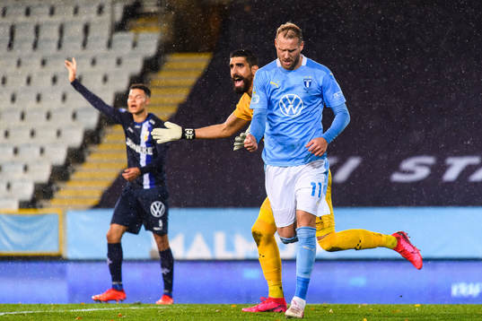 Malmö FFs Ola Toivonen jublar