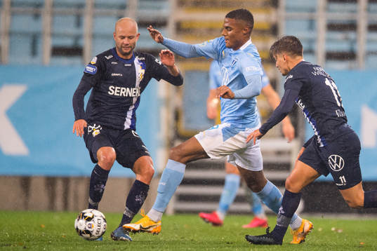 Malmö FFs Amin Sarr och IFK Göteborg Robin Söder