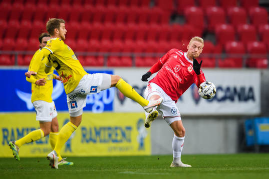 Kalmars Geir André Herrem och Falkenbergs Marcus Mathisen