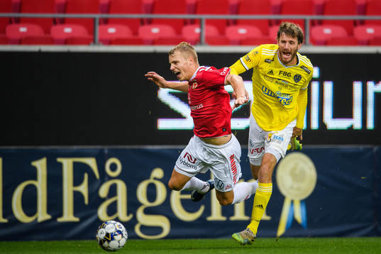 Kalmars Sebastian Ring och Falkenbergs Karl Söderström