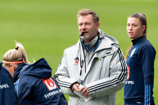 Head coach Peter Gerhardsson