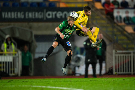 Varbergs Hampus Zachrisson och Elfsborgs Rasmus Alm