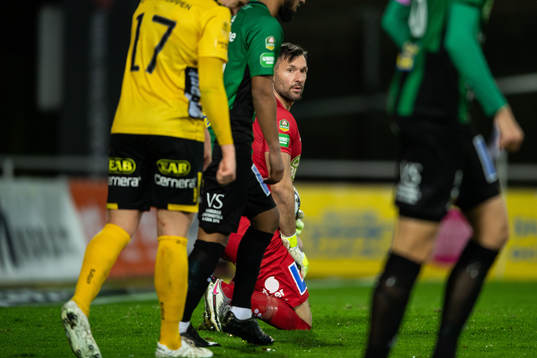 Varbergs målvakt Stojan Lukic