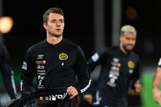 Elfsborgs Christopher McVey före fotbollsmatchen i