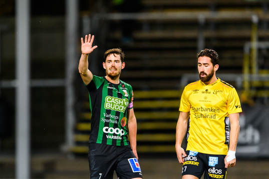 Varbergs Robin Tranberg och Elfsborgs Frederik Holst