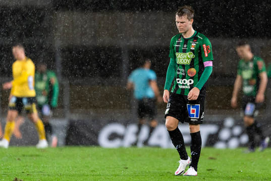Varbergs Anton Liljenbäck deppar