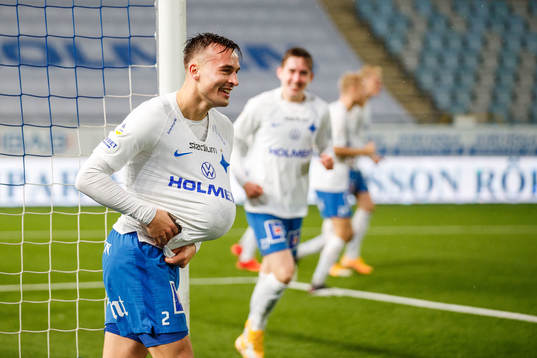 IFK Norrköpings Henrik Castegren jublar