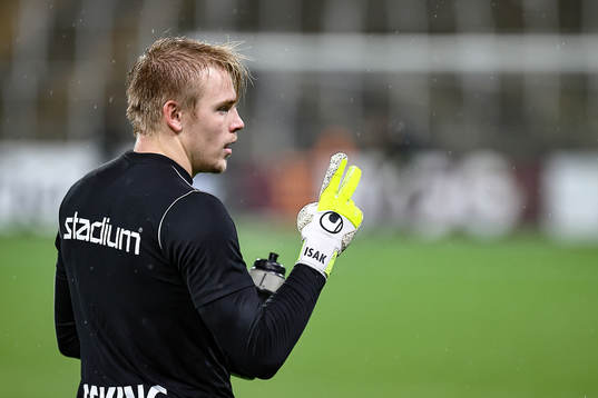 IFK Norrköpings målvakt Isak Pettersson