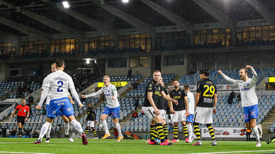 IFK Norrköpings Henrik Castegren, Eric Smith och Lars