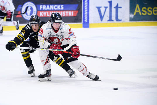 Västerås William Wikman och Vita Hästens Filip Cruseman