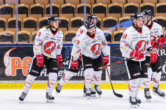 Vita Hästens Marcus Sörensen jublar