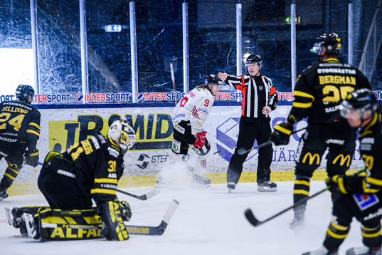 Vita Hästens Marcus Sörensen jublar