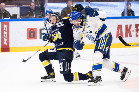 s Christoffer Törngren och Leksands Johan Fransson