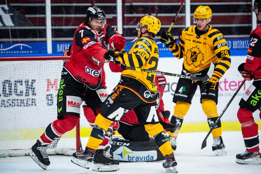 Malmö Redhawks Oliver Lauridsen och Skellefteås Jesper