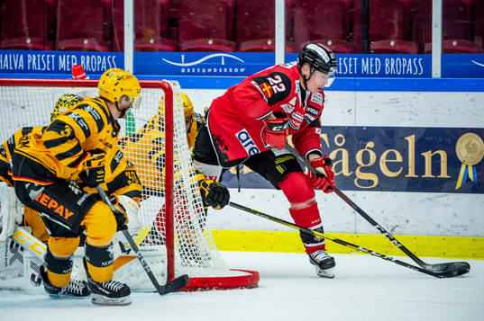 Malmö Redhawks Lars Bryggman mot Skellefteås Arvid