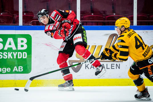 Malmö Redhawks Helge Grans och Skellefteås Jonatan