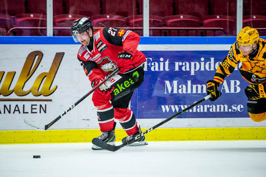 Malmö Redhawks Ponthus Westerholm mot Skellefteås Rickard