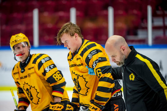 Skellefteås Linus Lindström tas omhand