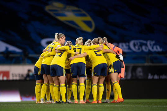 The Swedish team is gathered