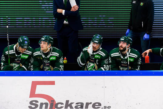 Färjestads Albin Eriksson, Adam Ginning, Sebastian Erixon