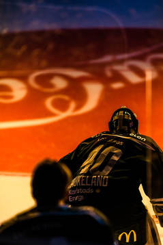 Färjestads målvakt Henrik Haukeland