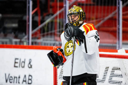 Brynäs målvakt Samuel Ersson deppar