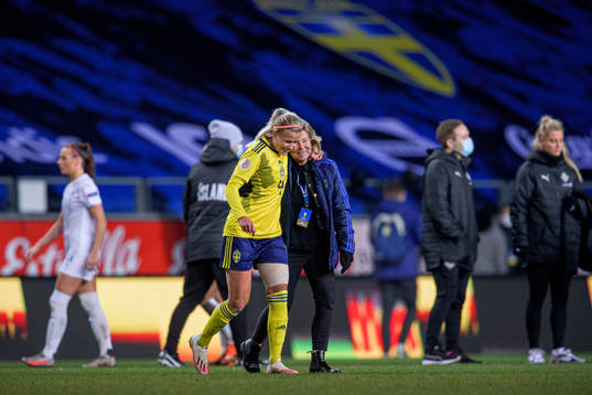 Hanna Glas and Marika Domanski Lyfors, head of delegation