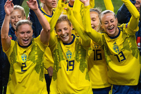 Jonna Andersson, Anna Anvegård and Amanda Ilestedt of