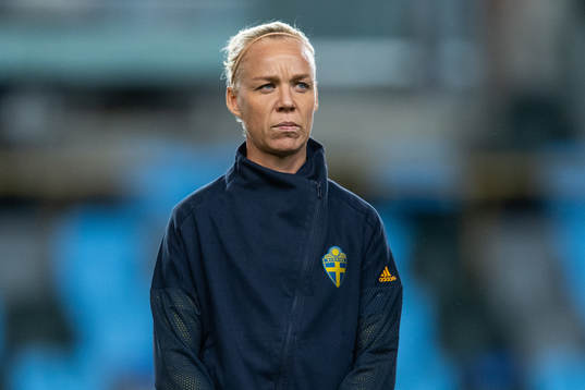 Caroline Seger of Sweden at the line up