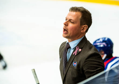 Oskarshamns tränare Martin Filander