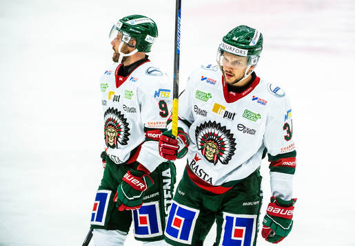 Frölundas Theodor Lennström och Jan Mursak deppar