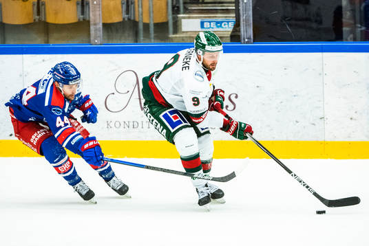 Oskarshamns Nolan Zajac och Frölundas Jan Mursak