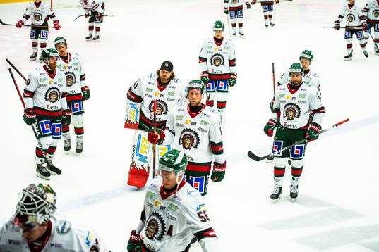 Frölundas spelare deppar