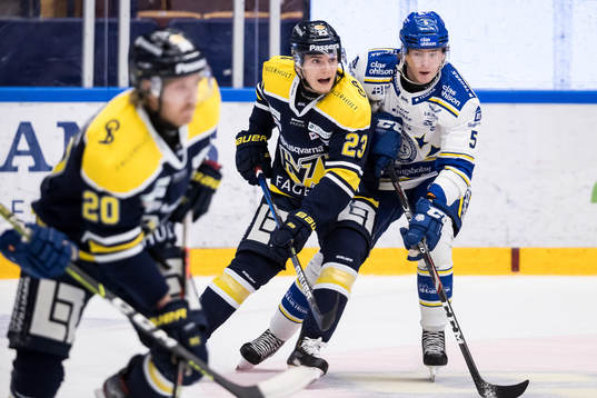s Lias Andersson och Leksands Calle Själin