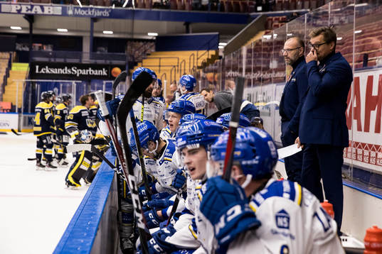 Leksands tränare Björn Hellkvist och Leksands